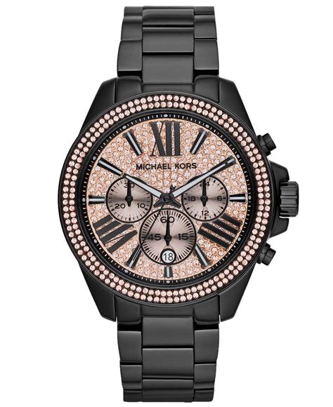 black friday michael kors womens watches|Michael Kors black diamond watch.